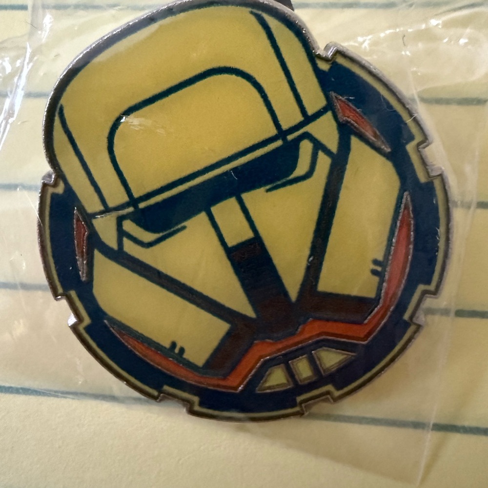 Disney Helmet Enamel Pin